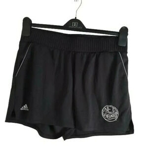 Adidas Climalite  Running Short women's size L Black w white stra net generation